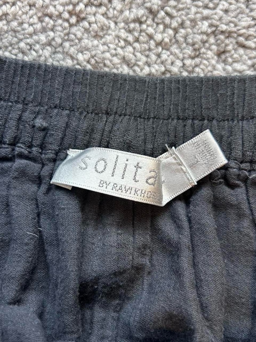 Grey Ruffle Lace Skirt - Picture 3 of 4
